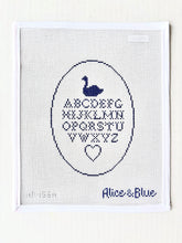 Load image into Gallery viewer, Nursery Alphabet Sampler Needlepoint Canvas

