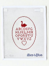 Load image into Gallery viewer, Nursery Alphabet Sampler Needlepoint Canvas
